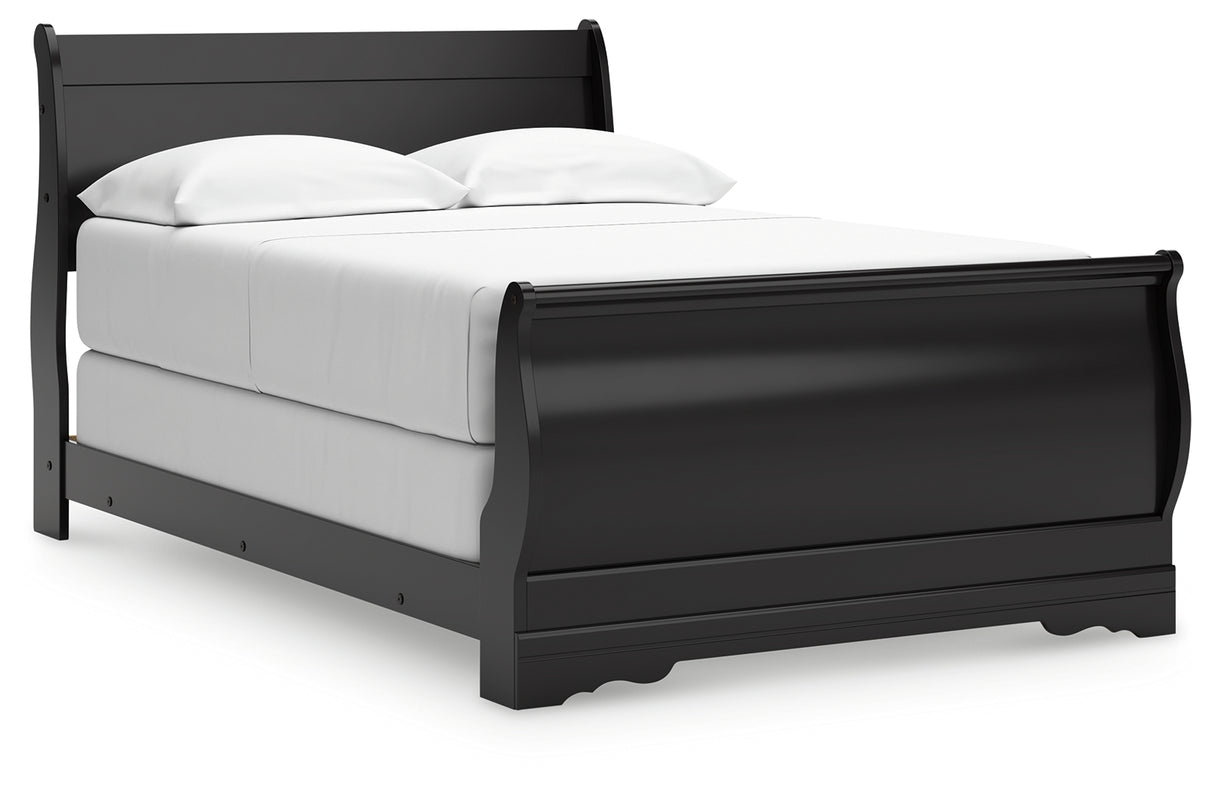 Huey Vineyard Queen Sleigh Bed (Bed Size: Full)