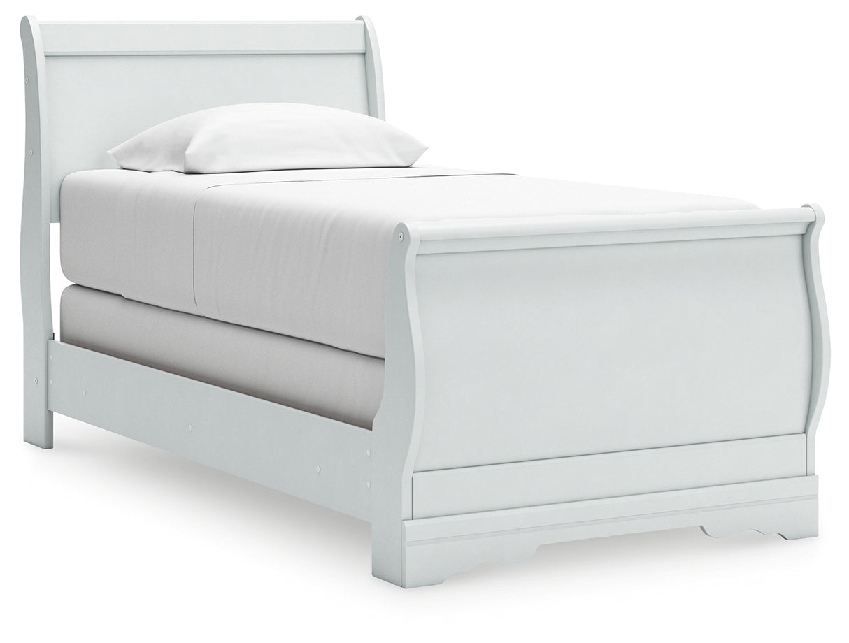 Anarasia Queen Sleigh Bed (Bed Size: Twin)