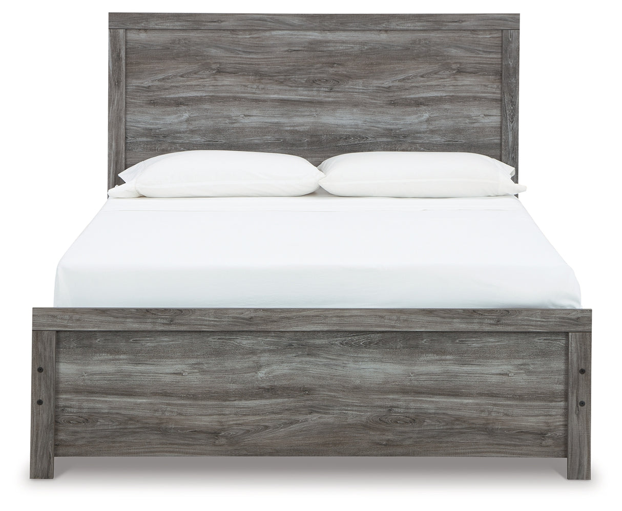 Bronyan Queen Panel Bed, Dresser, Mirror and Nightstand (Bed Size: Queen)
