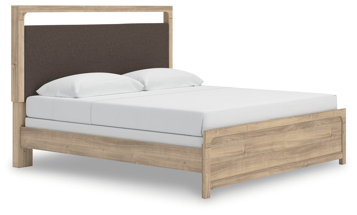 Kinlanni King Upholstered Panel Bed (Bed Size: King)