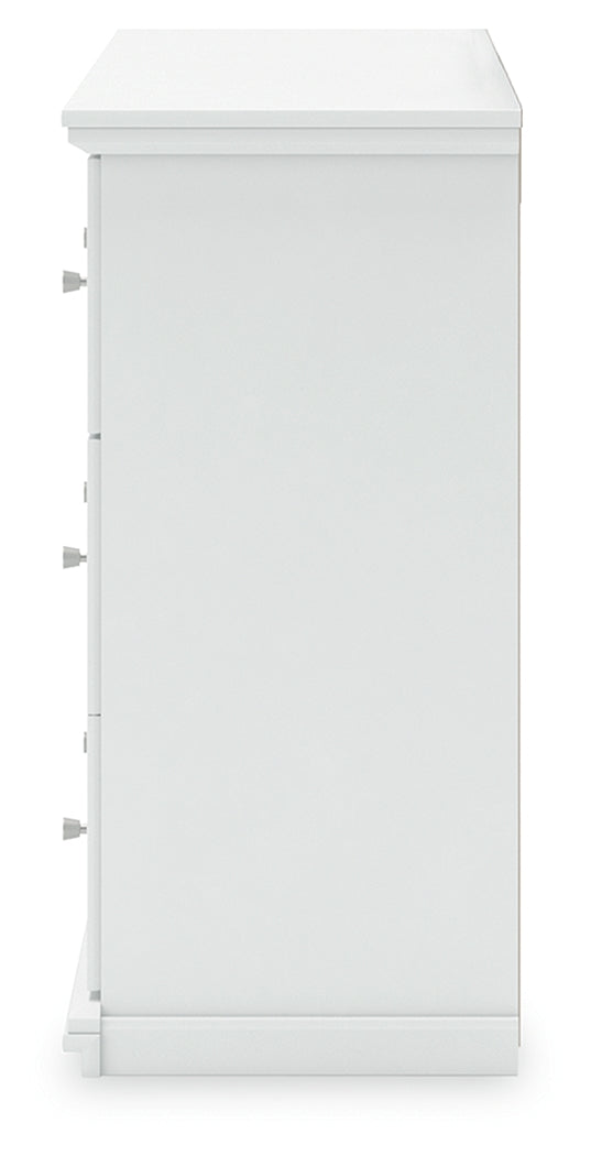 Bostwick Shoals 3-Piece Twin Panel Bed with Dresser (Twin Panel Headboard/Footboard, Twin Panel Rails, Dresser)