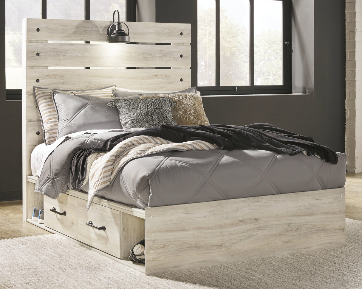 Cambeck Queen Panel Bed with 4 Storage Drawers (Bed Size: Full)