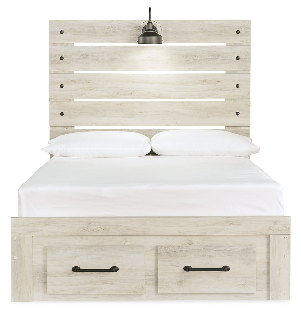 Cambeck Queen Panel Bed with 2 Storage Drawers (Bed Size: Full)