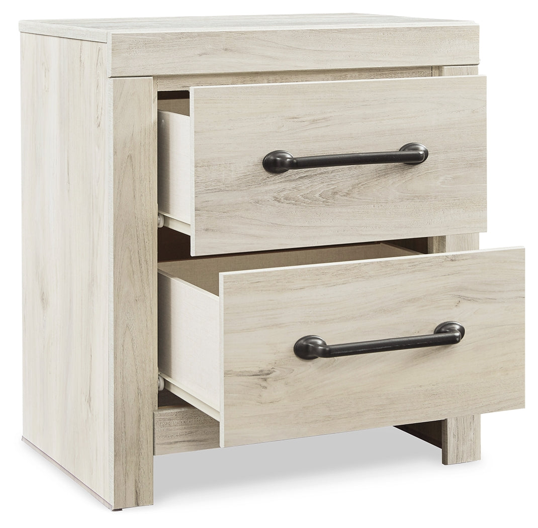 Cambeck King Panel Bed with Storage, Dresser, Mirror and Nightstand (Bed Size: King)