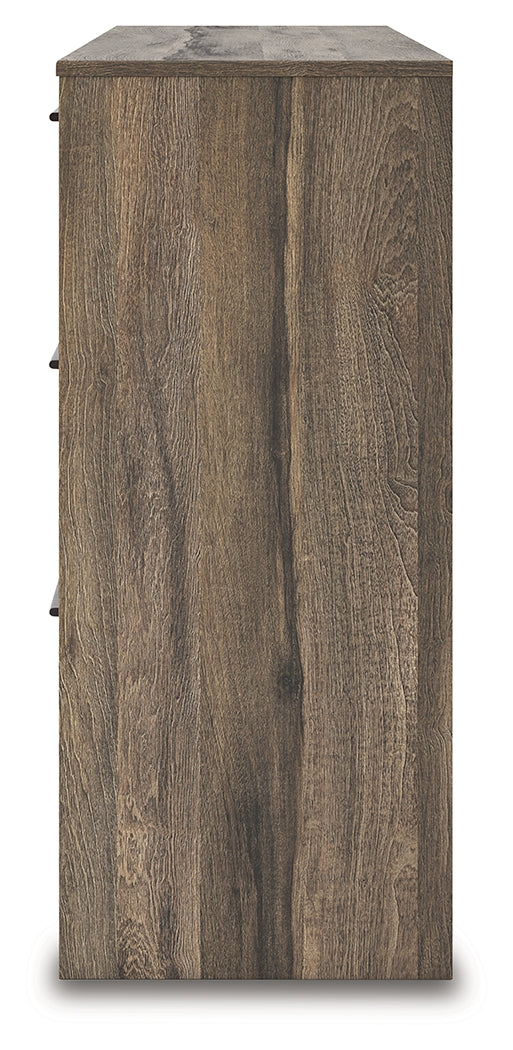 Elbrim Queen Panel Storage Bed, Dresser and Nightstand (Bed Size: Queen)