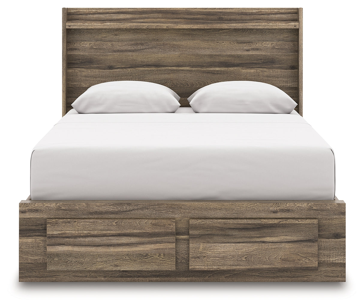 Elbrim Queen Panel Storage Bed, Dresser and Nightstand (Bed Size: Queen)