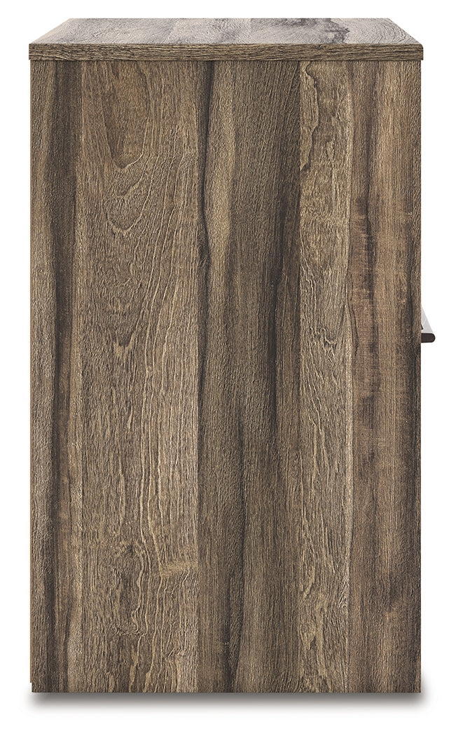 Elbrim Queen Panel Storage Bed, Dresser and Nightstand (Bed Size: Queen)