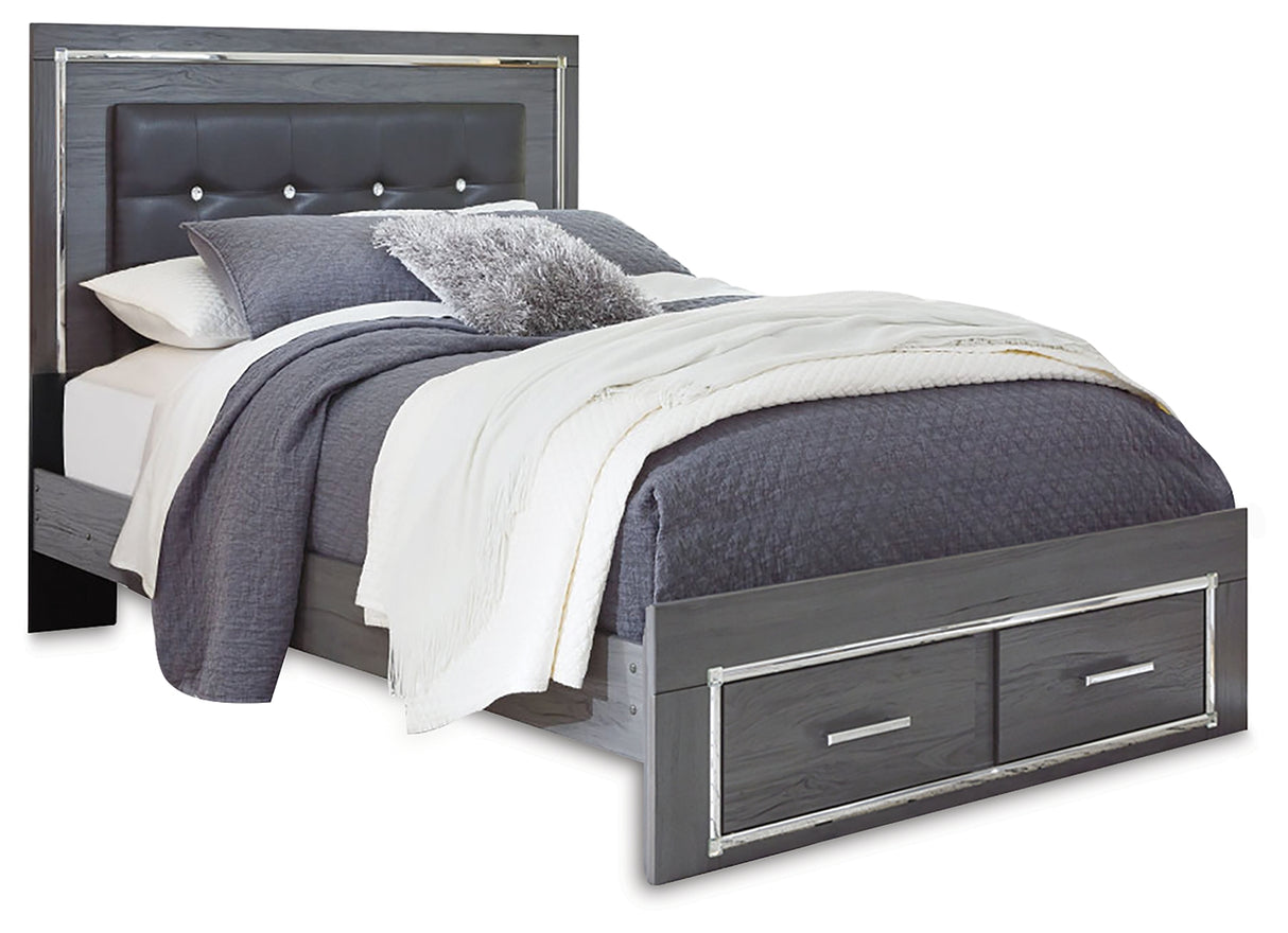Lodanna Queen Storage Bed, Dresser and Nightstand