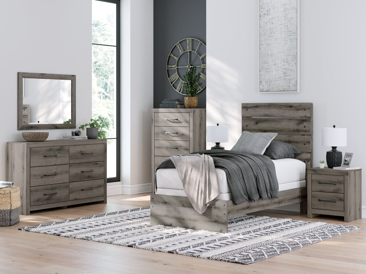 Graystorm Queen Panel Bed (Bed Size: Twin)