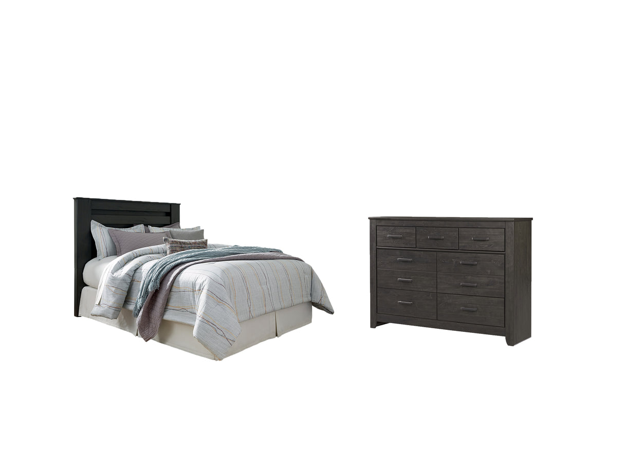 Brinxton 2-Piece Queen/Full Panel Headboard with Dresser (Dresser, Queen Panel Headboard)
