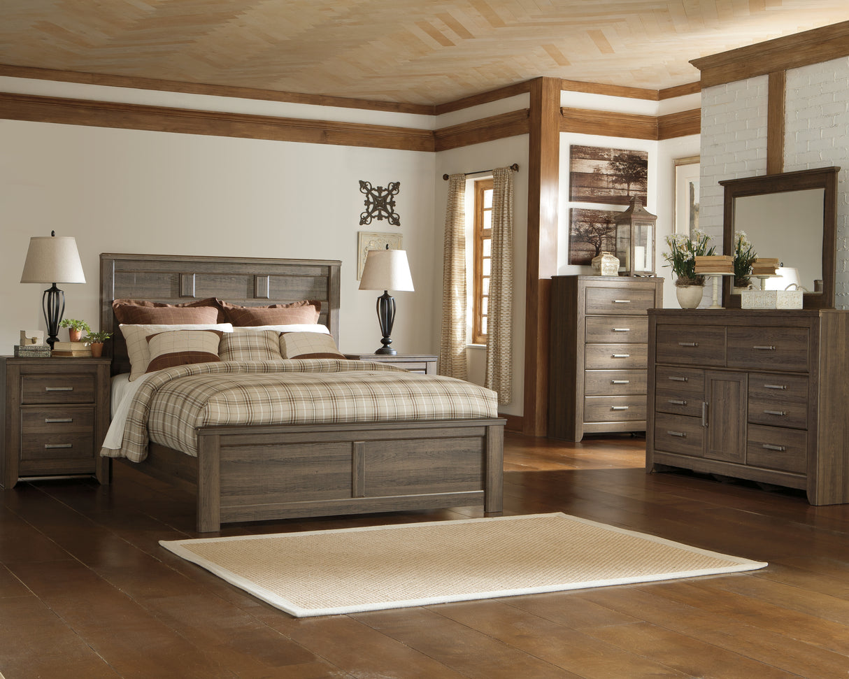 Juararo Queen Panel Bed (Bed Size: California King)