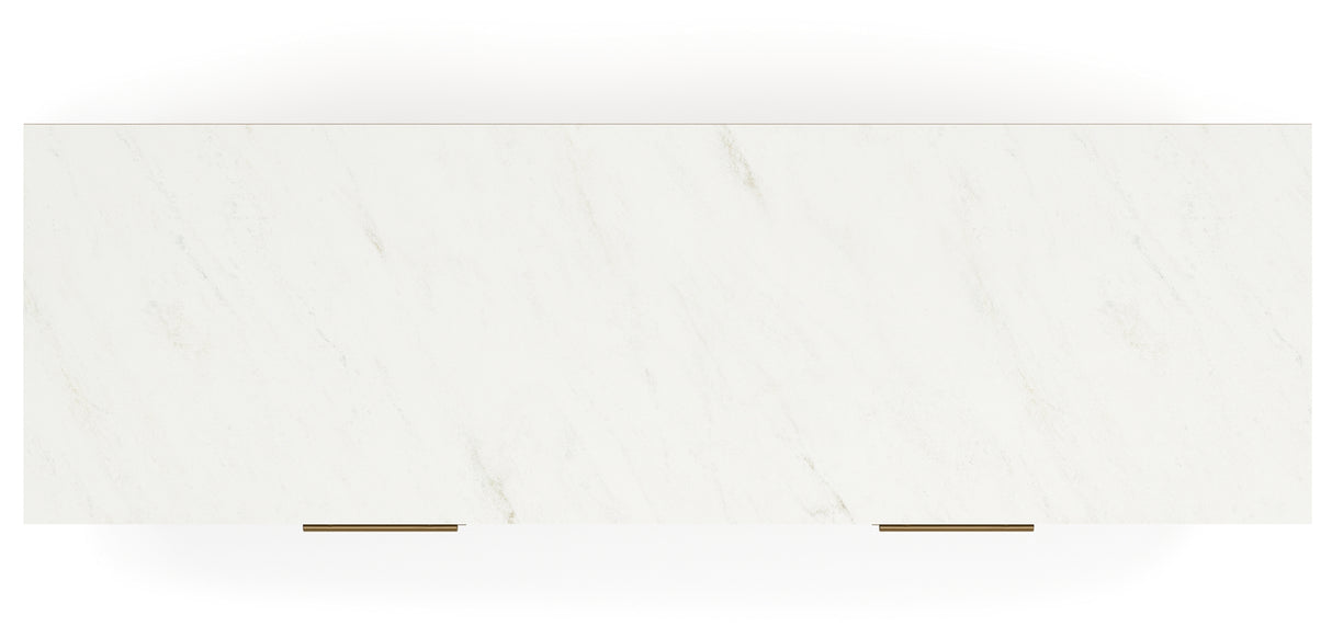 Cadmori 4-Piece King Upholstered Panel Bed with Dresser (Platform King Roll Slats, King Panel Footboard with Rails, King Upholstered Panel Headboard, Dresser)