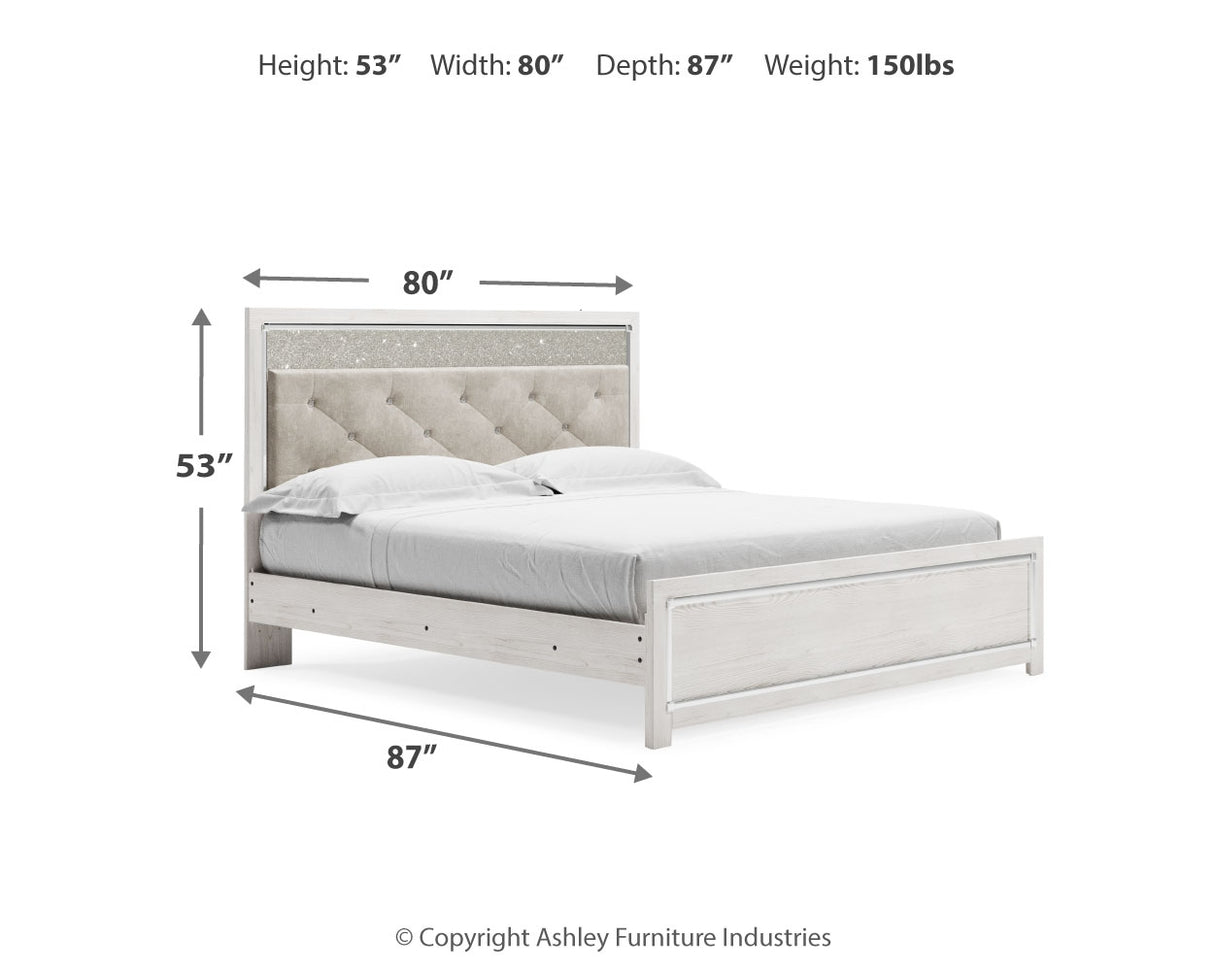 Altyra Queen Panel Bed (Bed Size: King)