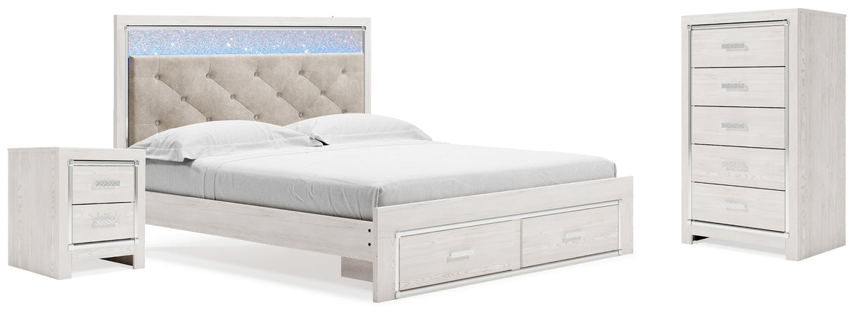 Altyra King Storage Bed, Chest and Nightstand (Bed Size: King)