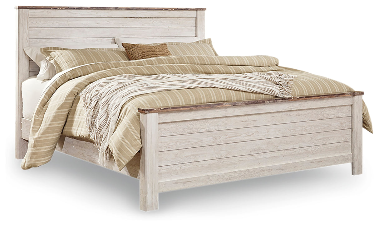Willowton Queen Panel Bed (Bed Size: California King)