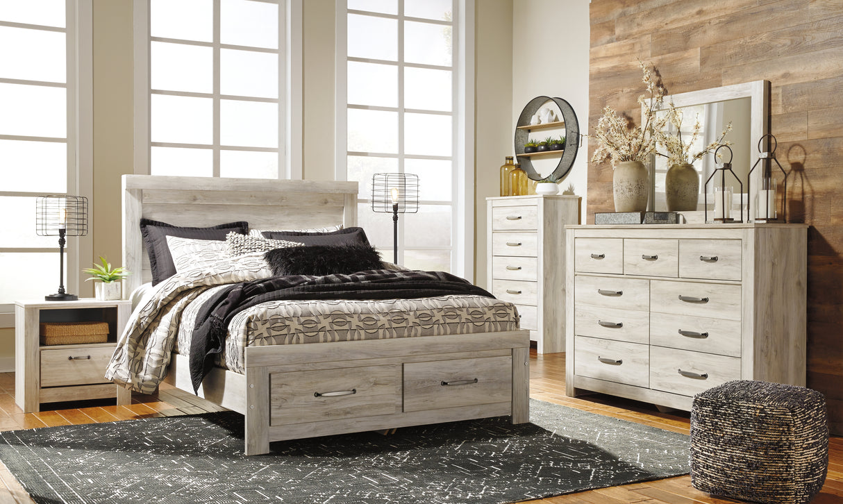 Bellaby Queen Platform Bed with 2 Storage Drawers (Bed Size: Queen)