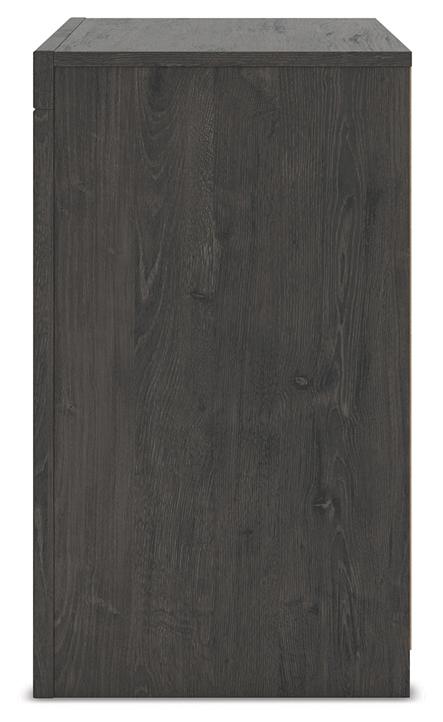 Fraluna 8-Piece King Panel Storage Bed with Mirrored Dresser, Chest and Nightstand (King Storage Footboard, King Headboard Panel, Queen/King Headboard Posts, King Bed Rails, Dresser, Bedroom Mirror, Chest of Drawers, Nightstand)