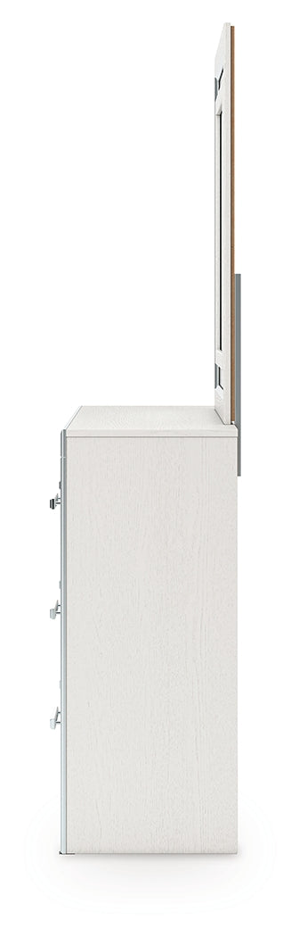 Zuraleus Queen Storage Bed, Dresser, Mirror and Nightstand