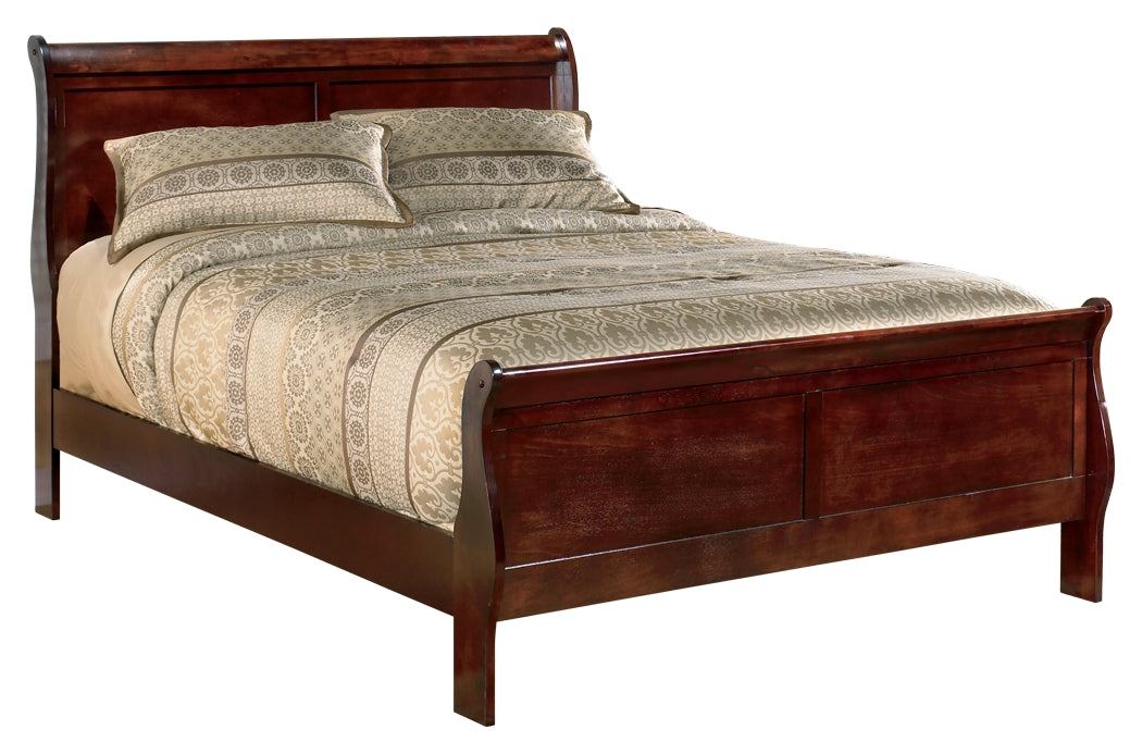 Alisdair 4-Piece King Sleigh Bed with 2 Nightstands (King/California King Sleigh Headboard/Footboard, King Sleigh Rails, Nightstand, Nightstand)