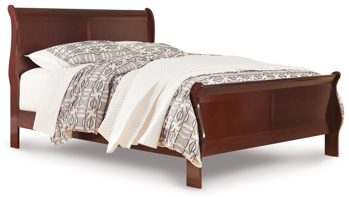 Alisdair 4-Piece Queen Sleigh Bed with 2 Nightstands (Nightstand, Nightstand, Queen Sleigh Headboard/Footboard, Queen Sleigh Rails)