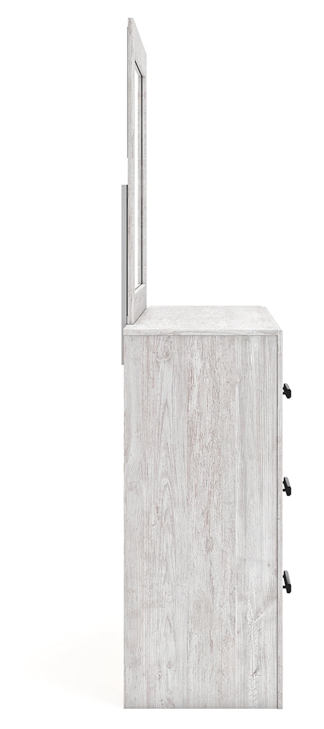 Cayboni Queen Panel Bed, Dresser, Mirror and Nightstand (Bed Size: Queen)