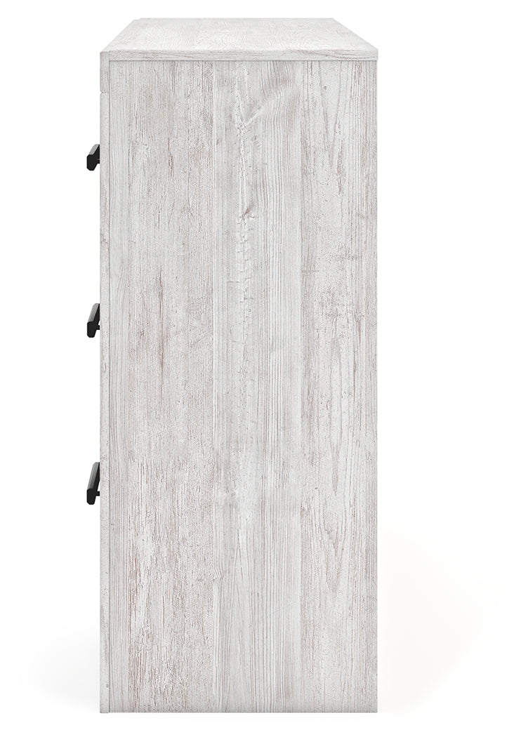 Cayboni 3-Piece Full Panel Bed with Dresser (Full Panel Headboard/Footboard, Full Panel Rails, Dresser)