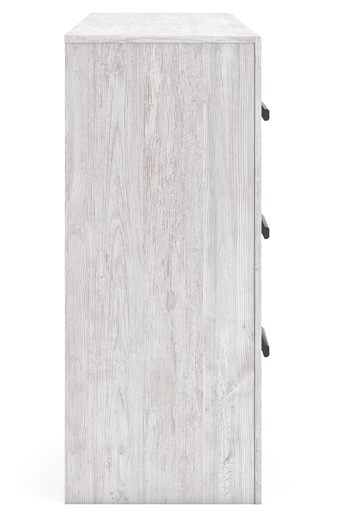 Cayboni 3-Piece Full Panel Bed with Dresser (Full Panel Headboard/Footboard, Full Panel Rails, Dresser)