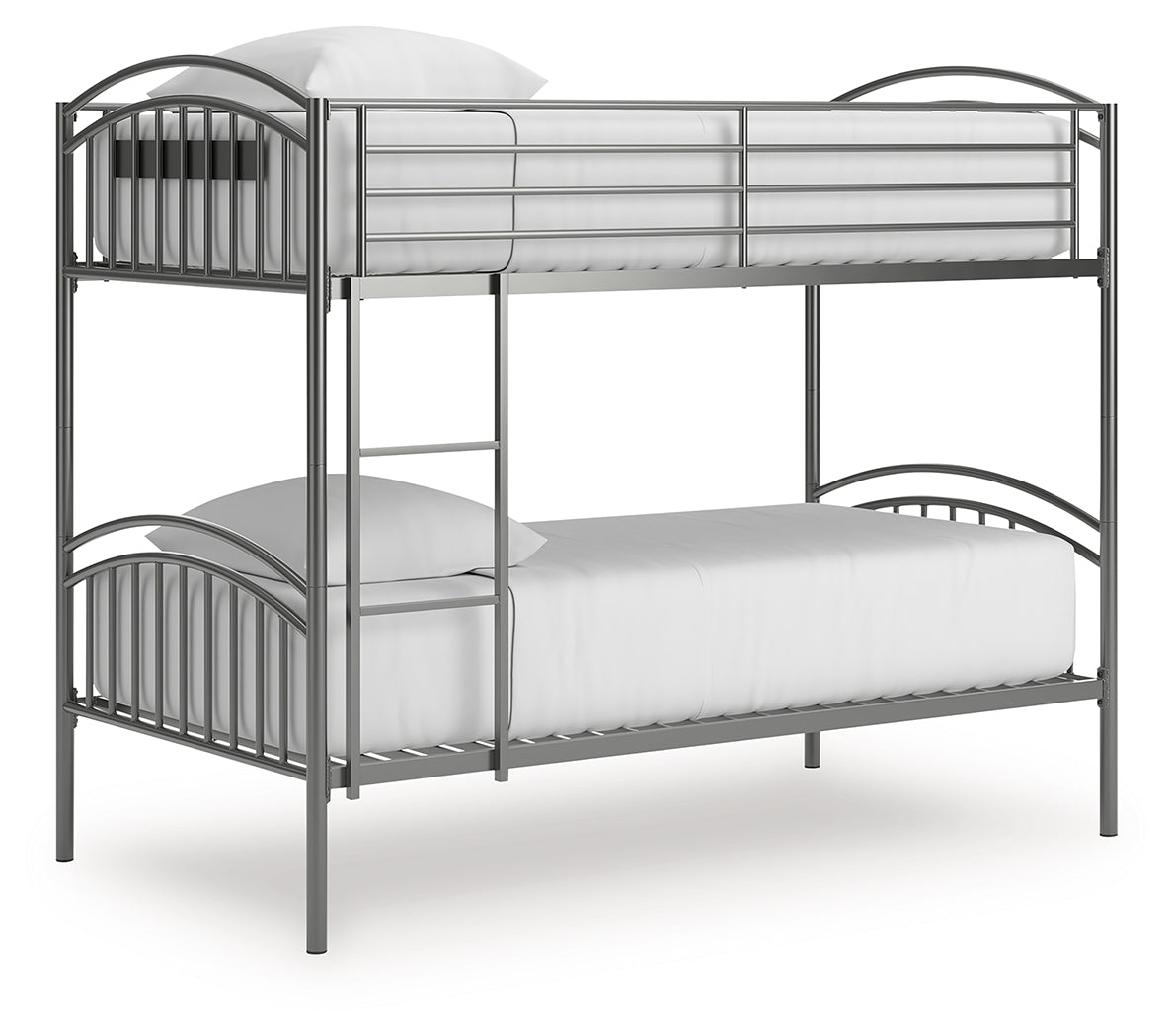 Lanceburg Twin over Twin Bunk Bed and 2 Mattresses