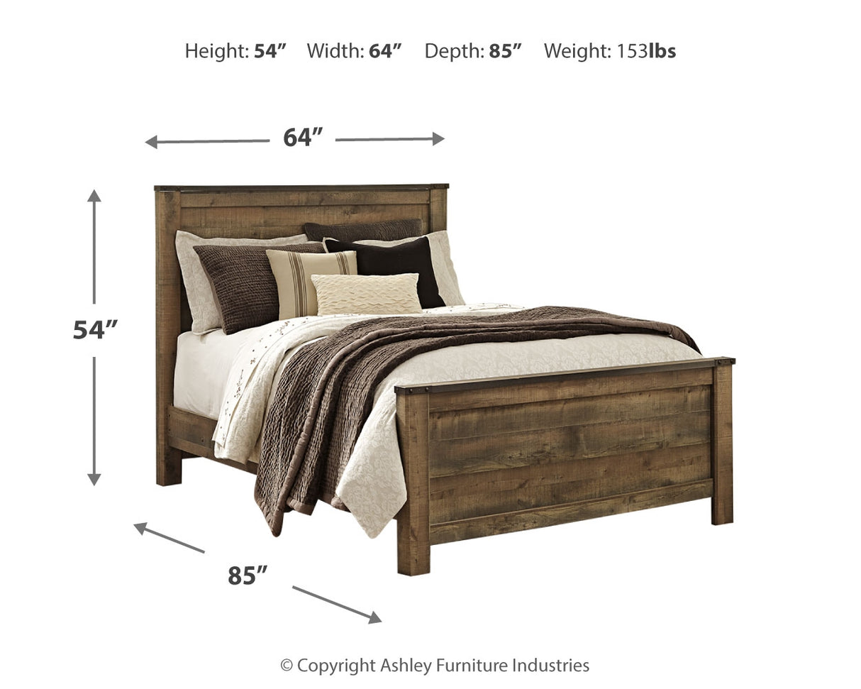 Trinell Queen Panel Bed, Chest and 2 Nightstands (Bed Size: Queen)