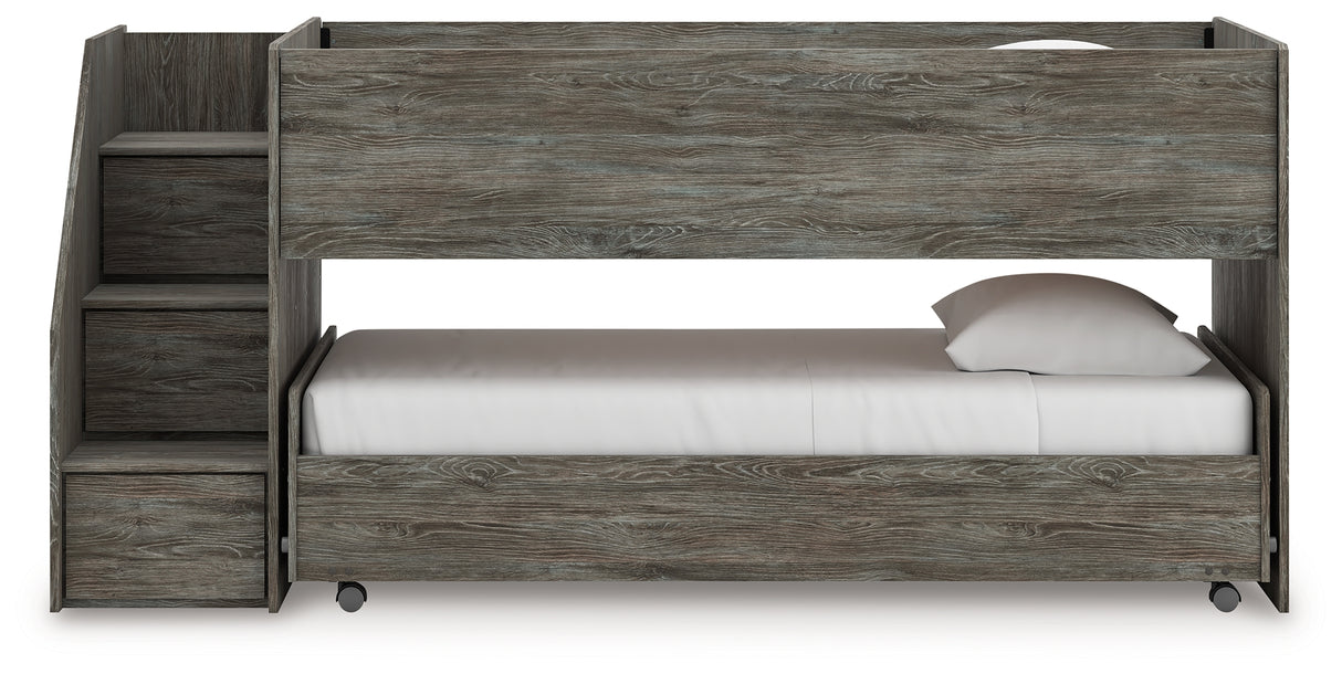 Frandern Twin over Twin Loft Bed (Bed Size: Twin Over Twin)