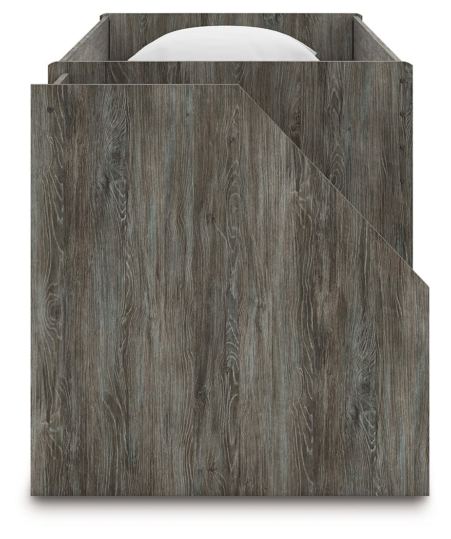 Frandern Twin Over Twin Loft Bed and Mattresses