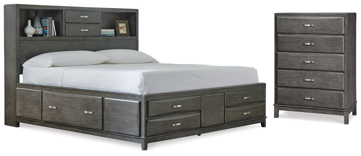 Caitbrook Queen Storage Bed and Chest (Bed Size: Queen)