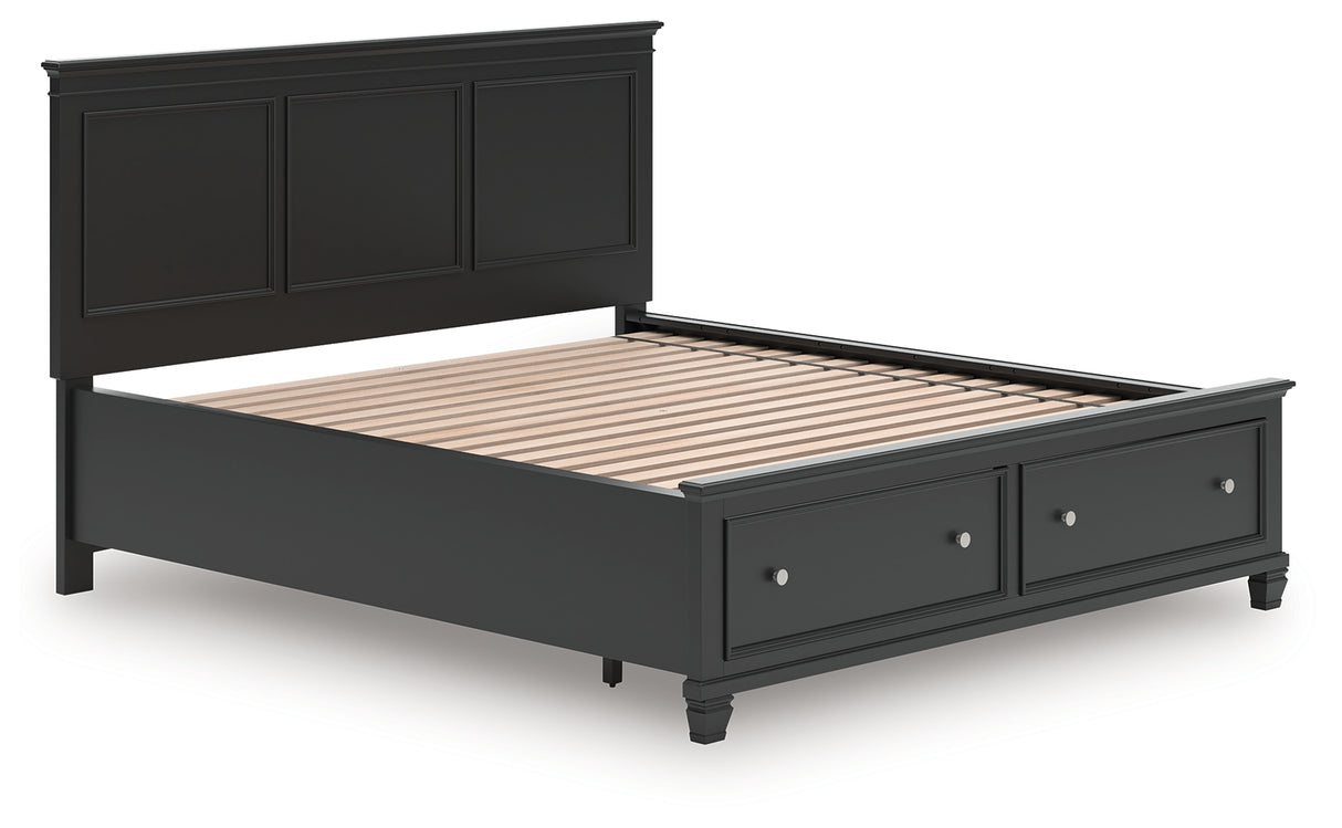 Lanolee California King Panel Storage Bed (Bed Size: California King)
