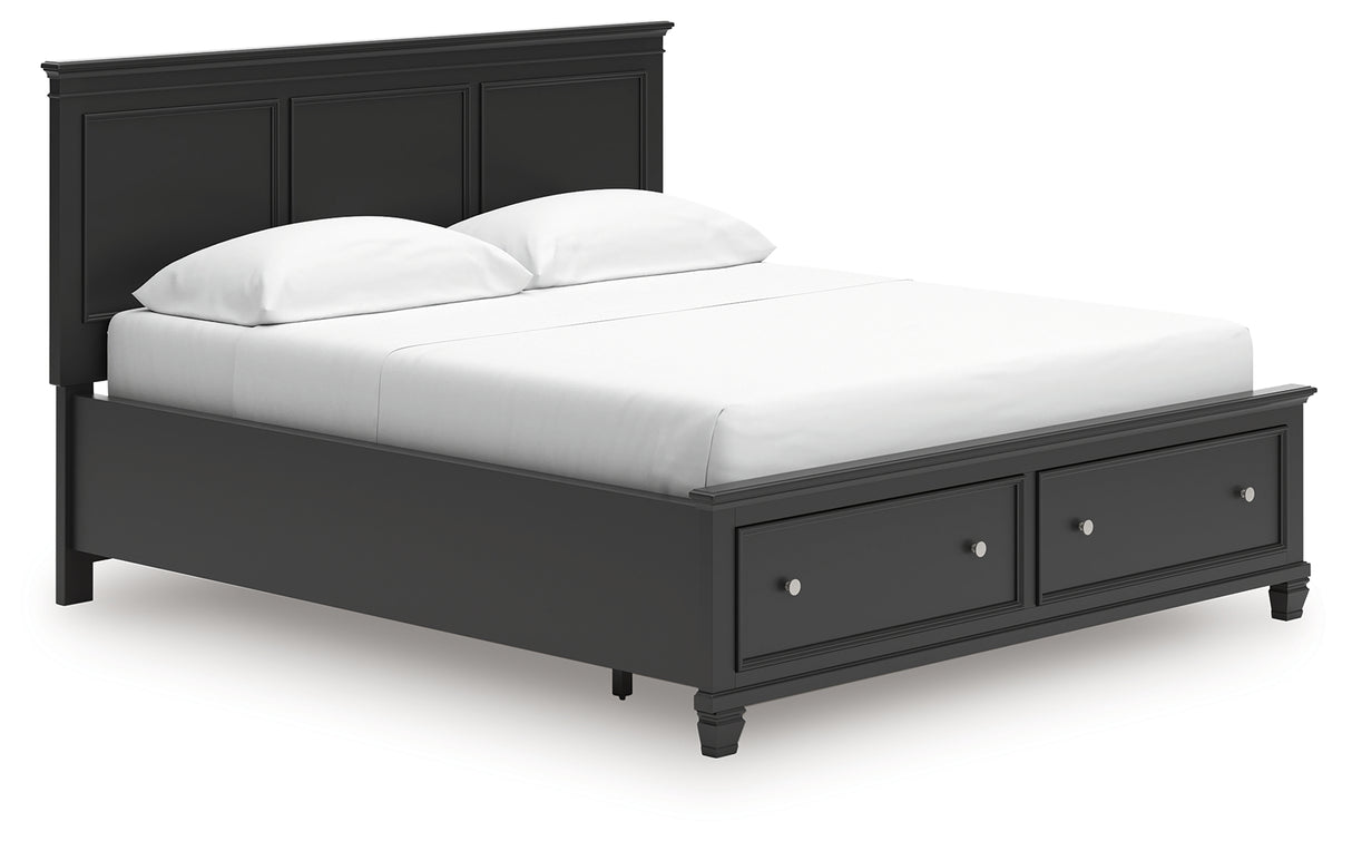Lanolee California King Panel Storage Bed (Bed Size: California King)