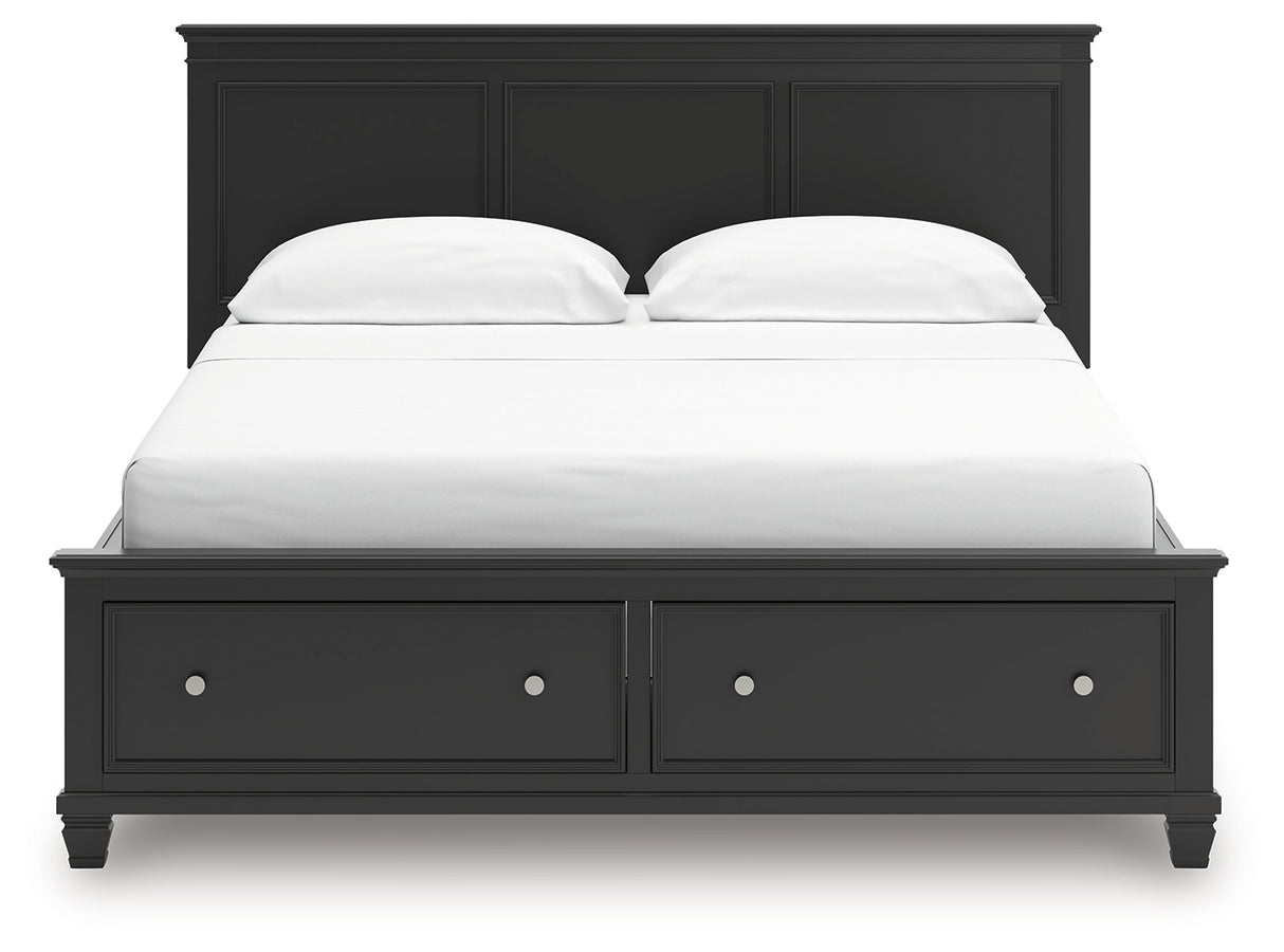 Lanolee California King Panel Storage Bed (Bed Size: California King)