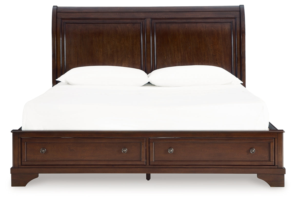Trellington King Sleigh Storage Bed (Bed Size: King)