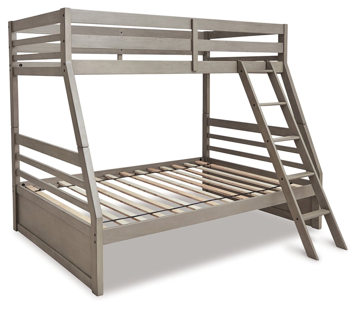 Lettner Twin over Full Bunk Bed (Variation Color: Light Gray)