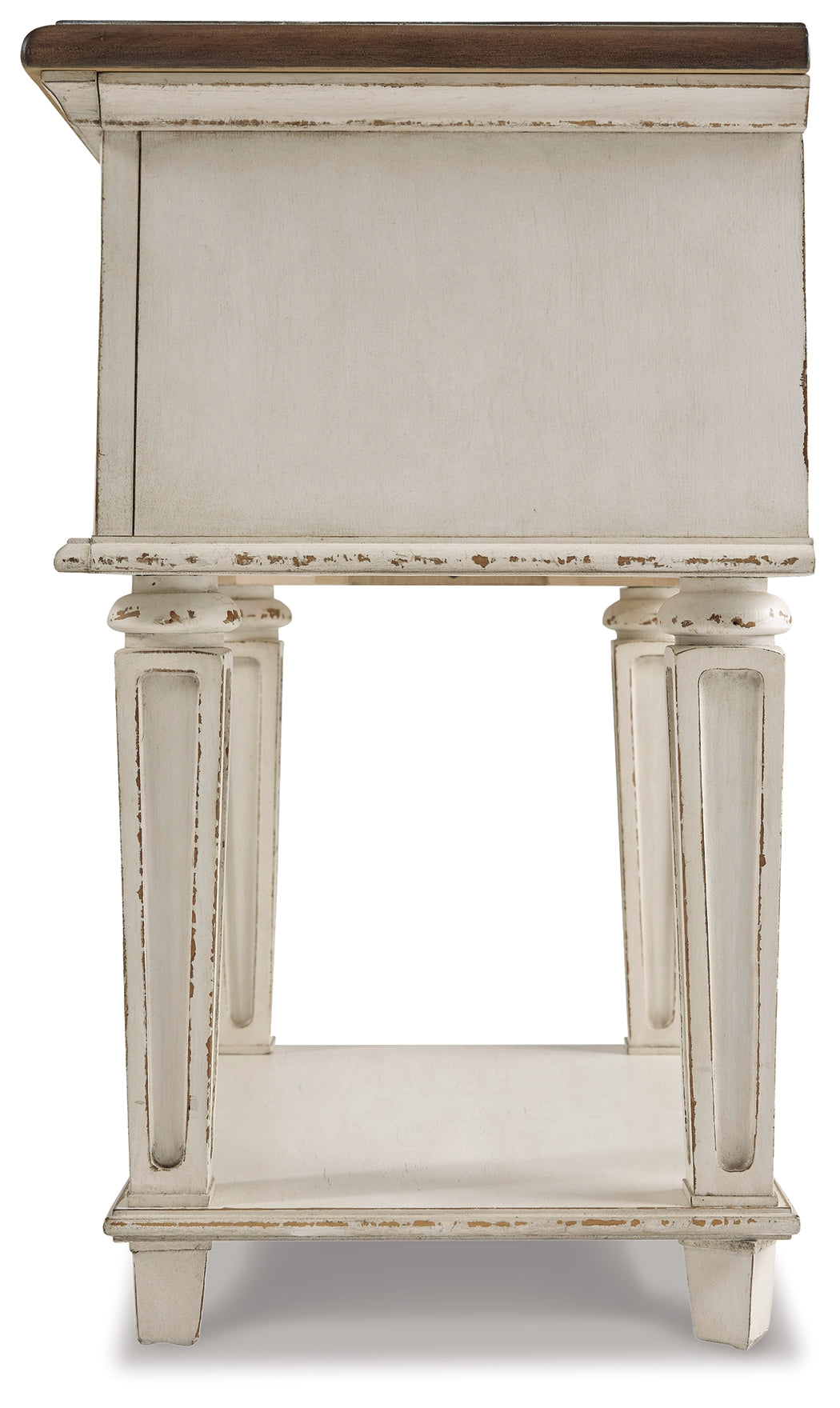 Realyn King Storage Bed, Dresser, Mirror and Nightstand