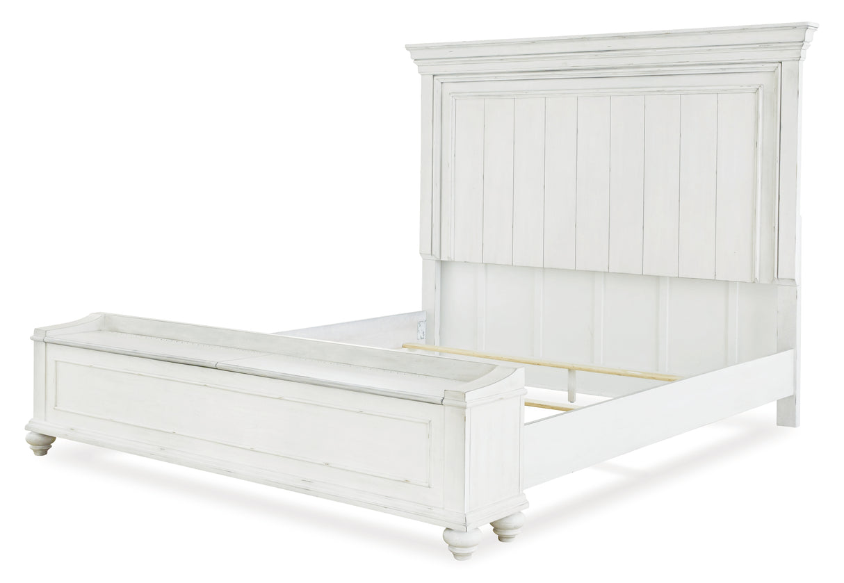Kanwyn Queen Panel Bed with Storage Bench (Bed Size: King)