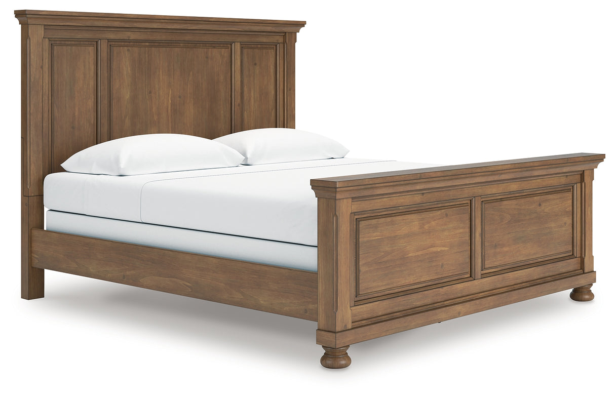 Feddinger 5-Piece King Panel Bed with Dresser and Nightstand (King/California King Panel Footboard, King/California King Panel Headboard, King Panel Rails, Dresser, Nightstand)