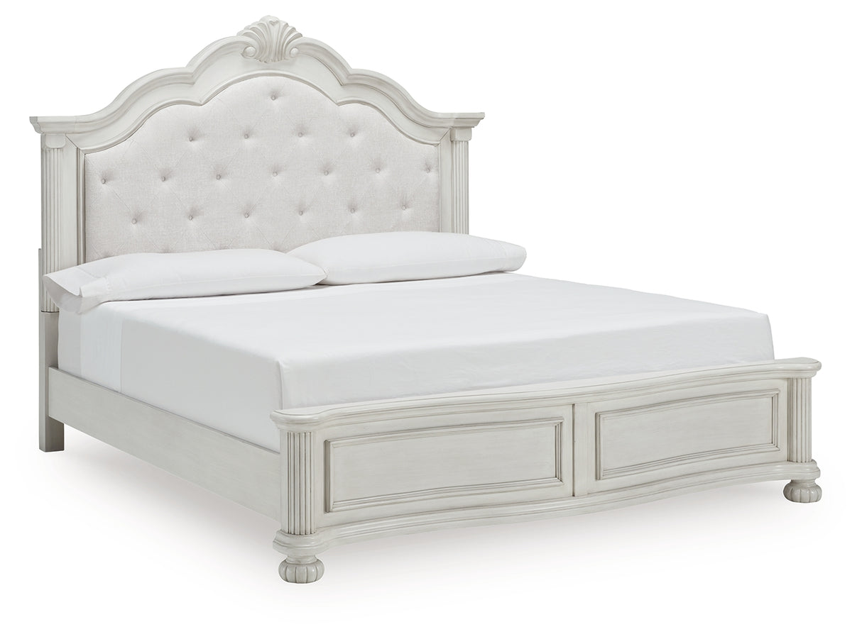 Montelaine Queen Upholstered Panel Bed (Bed Size: California King)