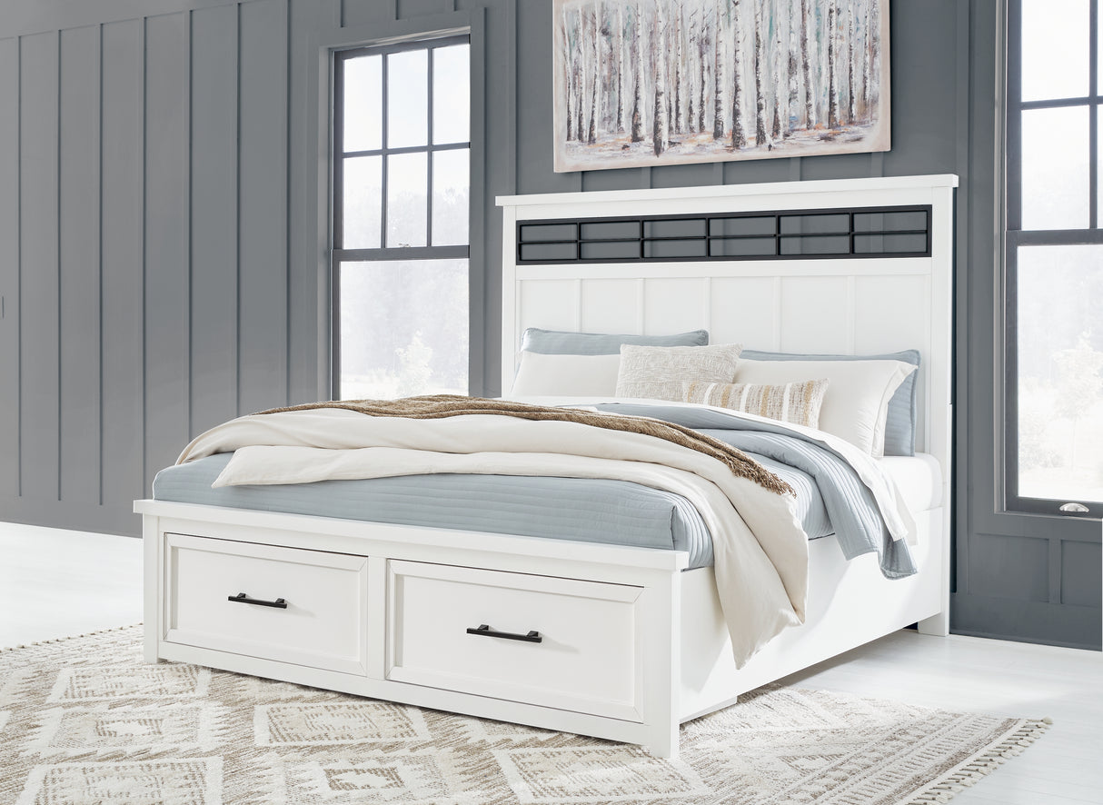 Ashbryn Queen Panel Storage Bed (Bed Size: California King)