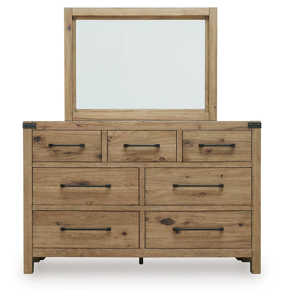 Ridgester Dresser and Mirror
