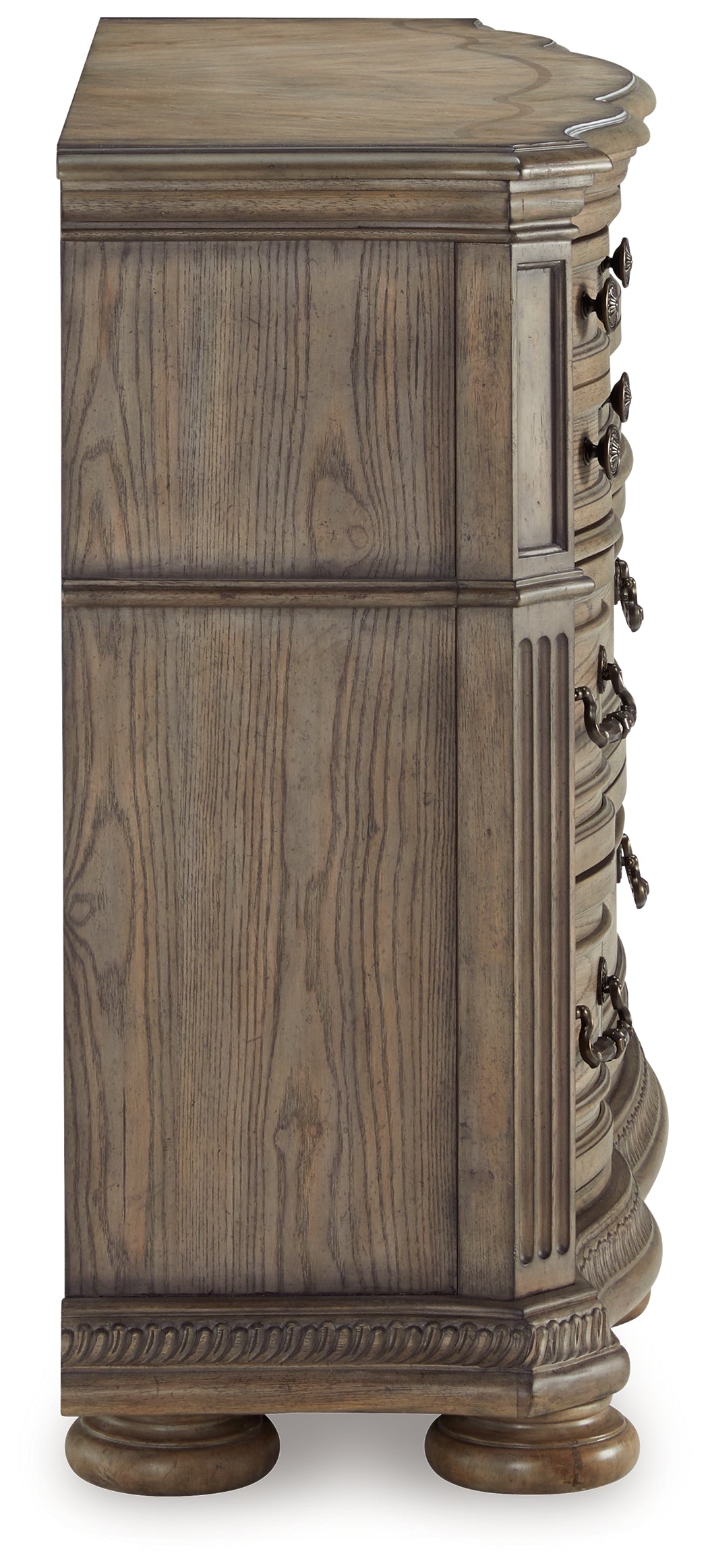 Ardenfield 4-Piece King Upholstered Sleigh Bed with Dresser (King/California King Upholstered Sleigh Footboard/Slats, King/California King Upholstered Sleigh Headboard, Queen/King Sleigh Rails, Dresser)