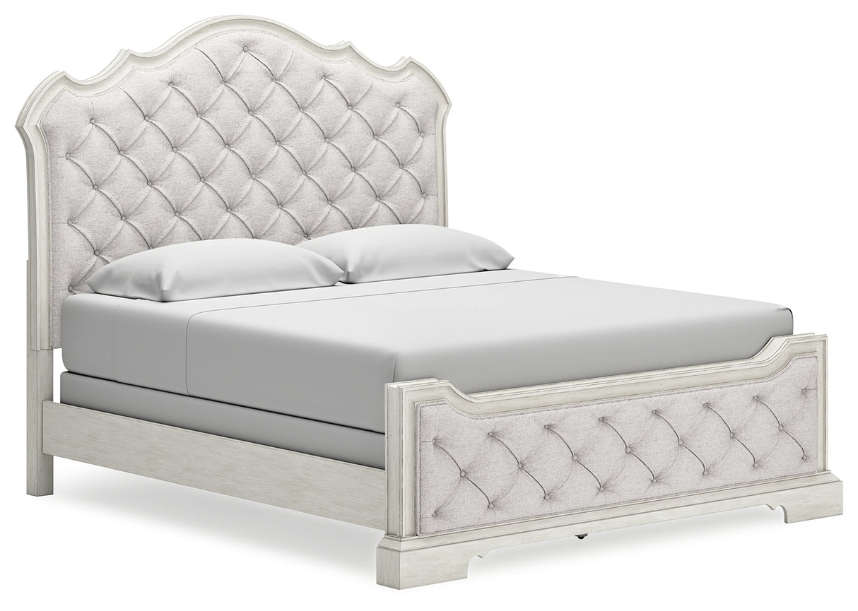 Arlendyne King Panel Bed and 2 Nightstands