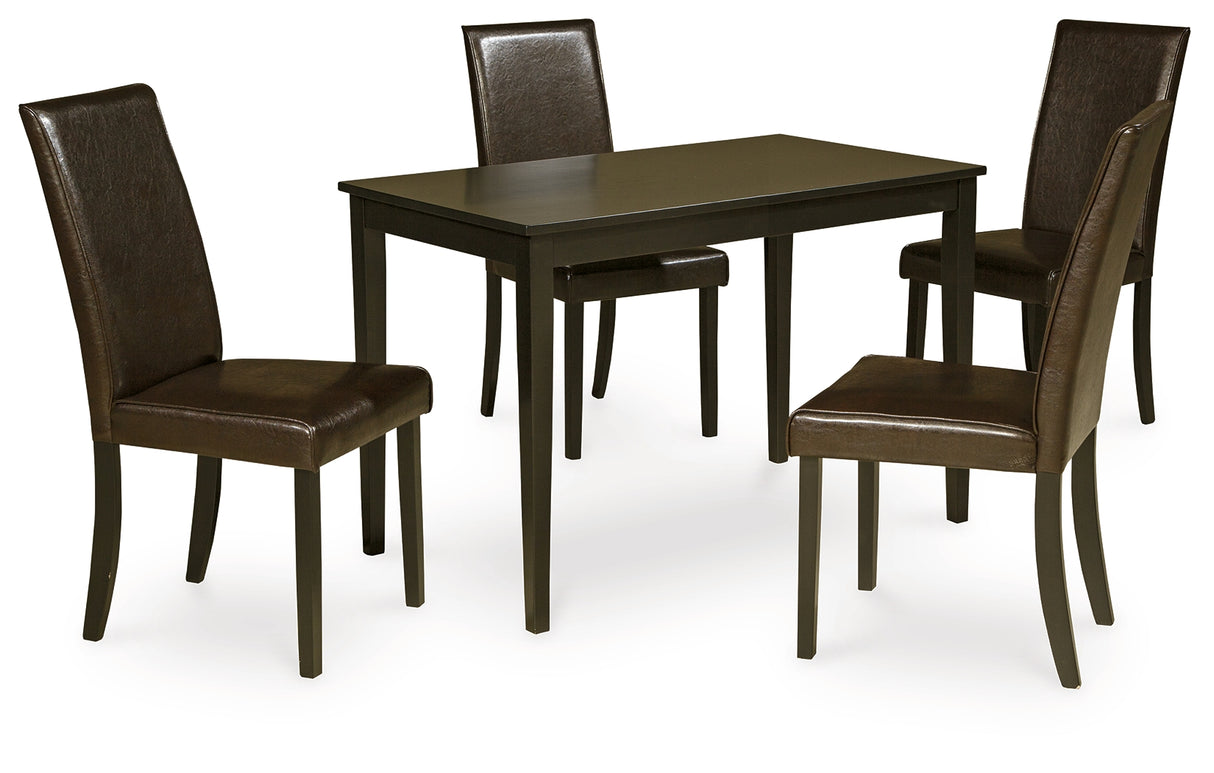 Kimonte 5-Piece Dining Table and 4 Chairs (Dining Chair, Dining Chair, Dining Chair, Dining Chair, Dining Table)