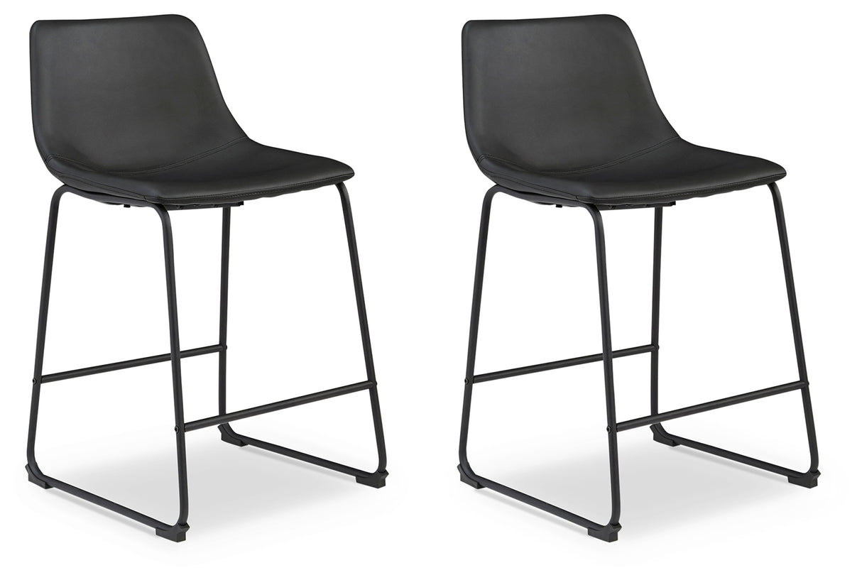 Centiar Counter Height Bar Stool (Color: Black, Barstool Height: Counter Height)