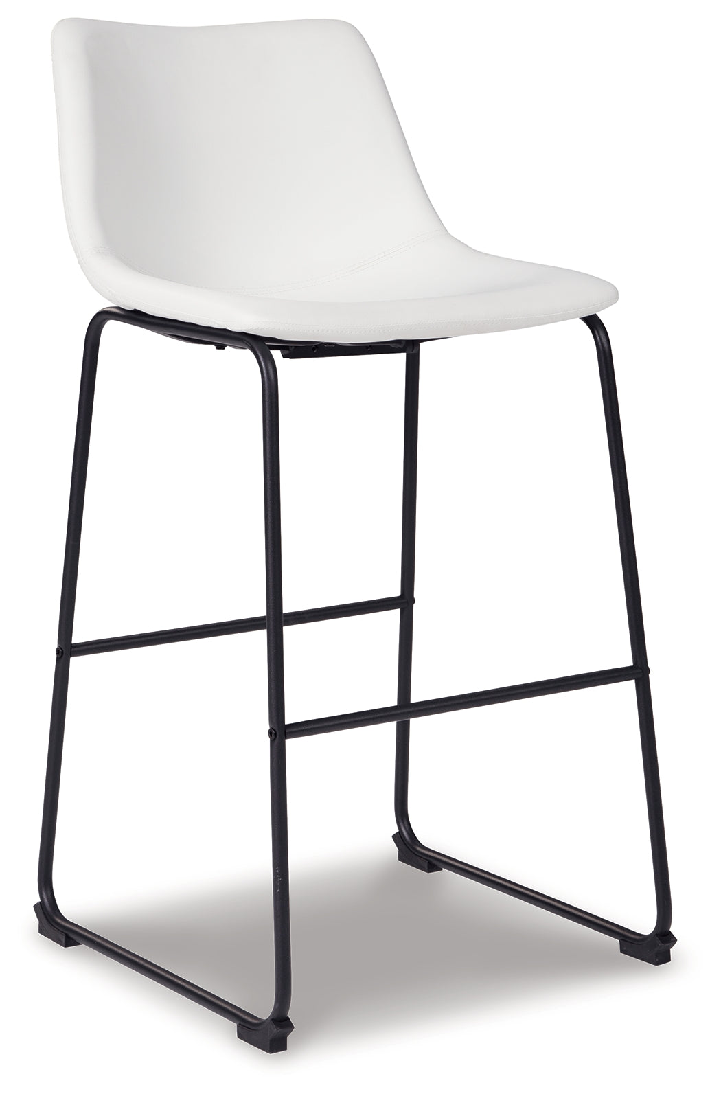 Centiar Counter Height Bar Stool (Color: White, Barstool Height: Pub/Bar Height)