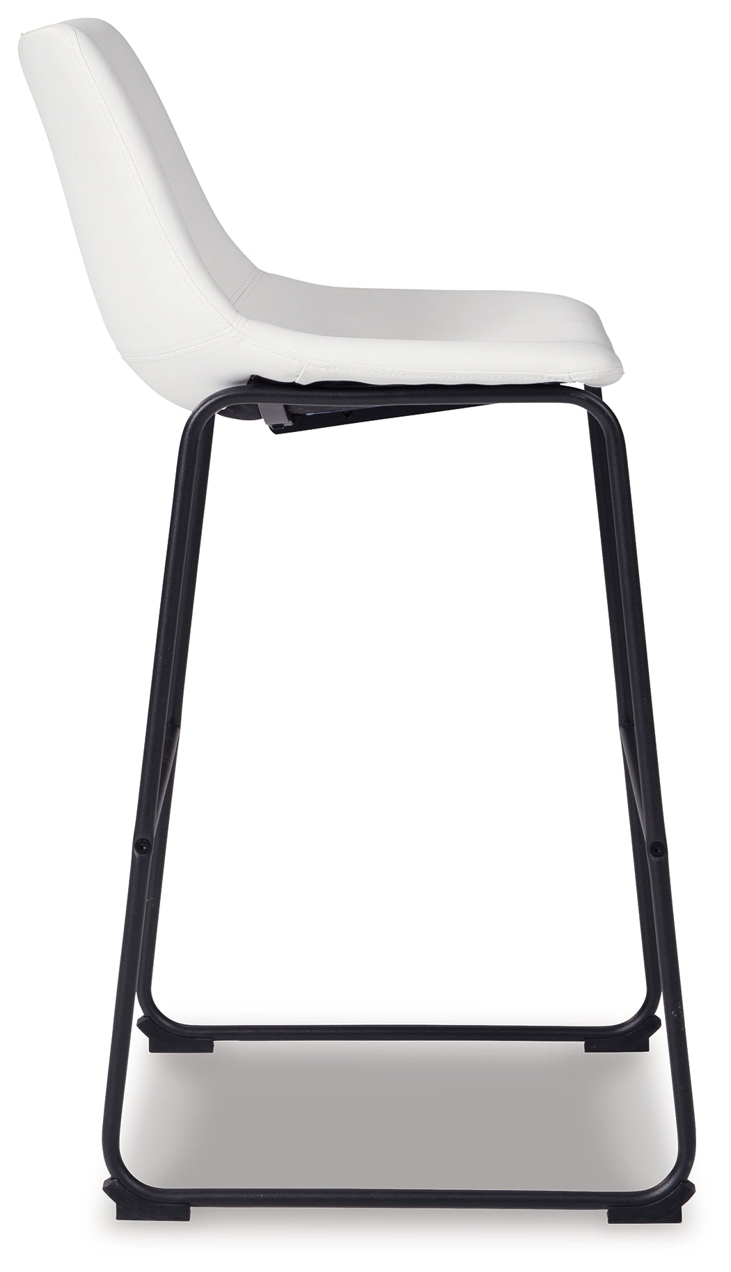 Centiar Counter Height Bar Stool (Color: White, Barstool Height: Pub/Bar Height)