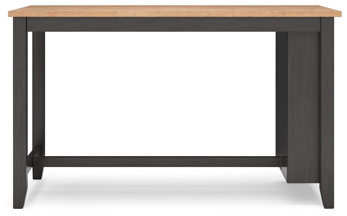 Gesthaven 3-Piece Counter Height Dining Table and 2 Barstools (Counter Height Dining Table, Counter Height Barstool, Counter Height Barstool)